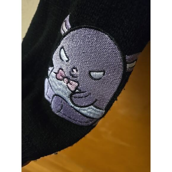 Sanrio Black Cardigan Sweater with Lavender Accents - Picture 7 of 9